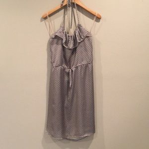 Halter dress with cute print